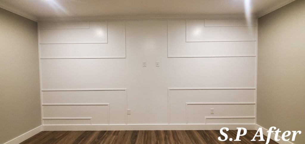 Feature wall trim — Segor Painting
