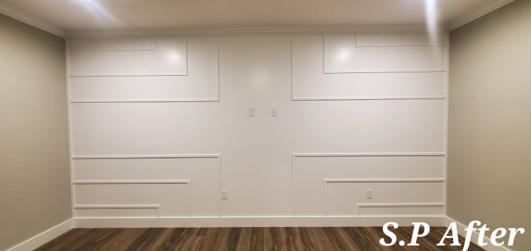 Feature wall trim — Segor Painting