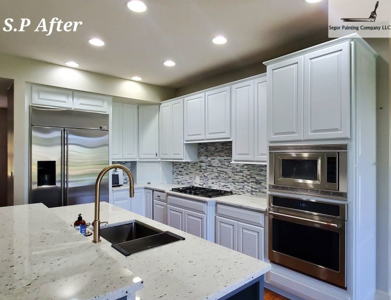 Kitchen cabinet refinish — Segor Painting