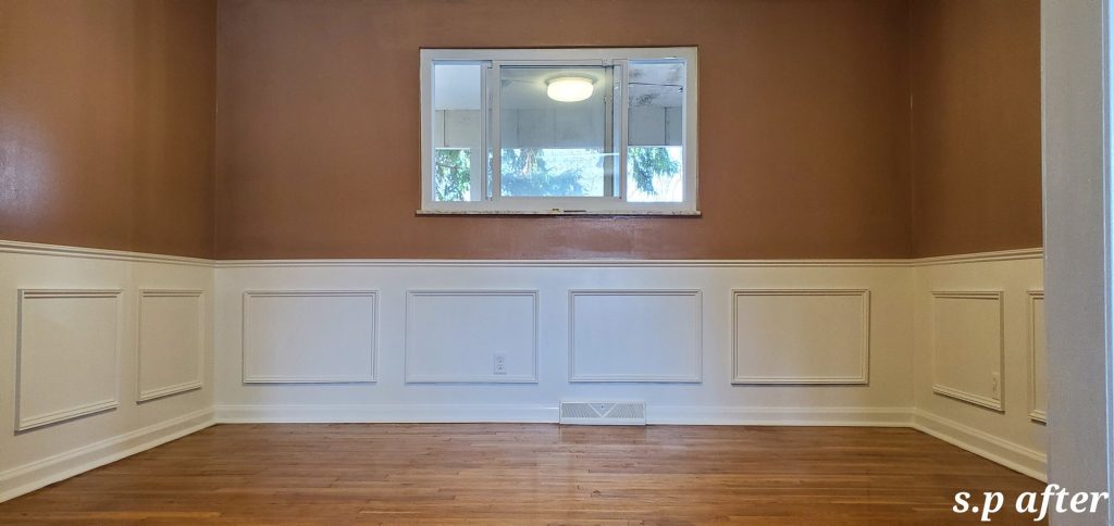 Terracotta wainscoting room after — Segor Painting, Columbus OH